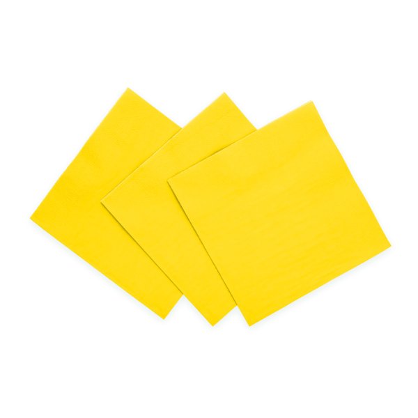 Servietten - Gelb - 33 x 33 cm - 20er-Packung Servietten - Gelb - 33 x 33 cm - 20er-Packung
