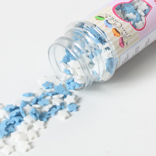 Streusel - Sterne - Blau/Weiß Streusel - Sterne - Blau/Weiß