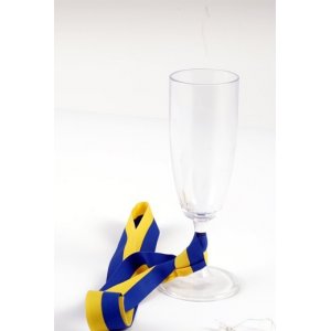 Sektglas mit Band - Transparent Sektglas mit Band - Transparent