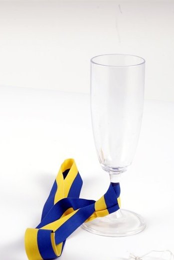 Sektglas mit Band - Transparent Sektglas mit Band - Transparent