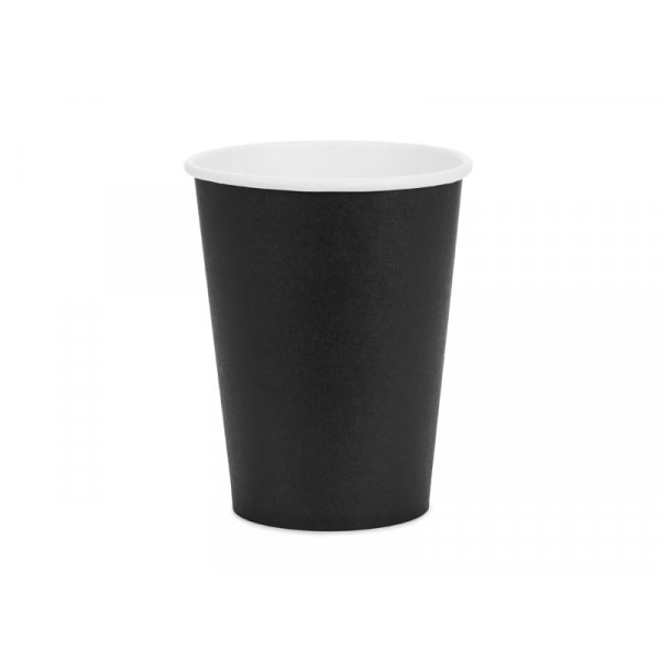 Pappbecher - Schwarz - 250 ml Pappbecher - Schwarz - 250 ml
