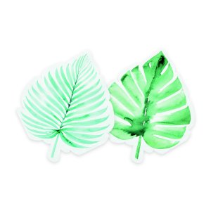 Servietten - Fröhliche Sommerzeit - Blattform - 33 x 33 cm - 20er-Packung Servietten - Fröhliche Sommerzeit - Blattform - 33 x 33 cm - 20er-Packung