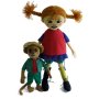 Puppen Pippi Langstrumpf und Herr Nilsson Puppen Pippi Langstrumpf und Herr Nilsson