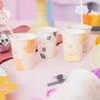 Pappbecher - Pastellkatzen - 6er-Pack Pappbecher - Pastellkatzen - 6er-Pack
