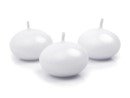 Schwimmkerzen - Mattwei� - 50er-Pack