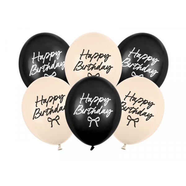 Luftballons, Happy Birthday-Schleifen - Mix Luftballons, Happy Birthday-Schleifen - Mix