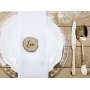 Platzierungskarten - Kreise - Holz - 20er-Pack