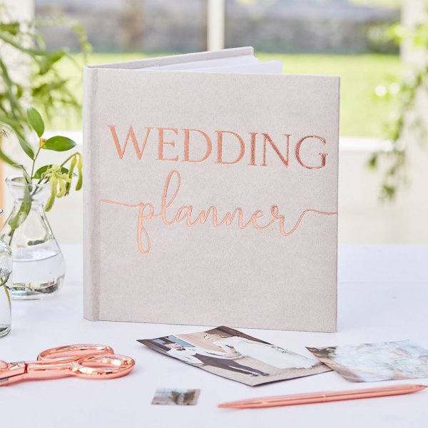 Hochzeitsplaner - Grau/Rosgold