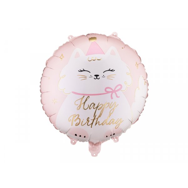 Folienballon-Katzenscheibe - Mix Folienballon-Katzenscheibe - Mix