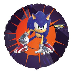 Folienballon - Rund - Sonic - 46 cm Folienballon - Rund - Sonic - 46 cm