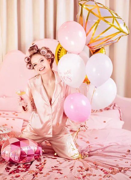 Ballonstrauß - Ring - Sie sagte ja - 6er-Pack Ballonstrauß - Ring - Sie sagte ja - 6er-Pack