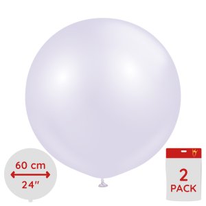 Luftballons, einfarbig - Premium 60 cm - Aura Lavendelnebel - 2er-Pack Luftballons, einfarbig - Premium 60 cm - Aura Lavendelnebel - 2er-Pack