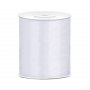Satinband - 25 m - Weiß - Breite: 100 mm