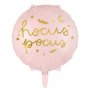 Runder Folienballon - Pink Halloween - Pink/Gold