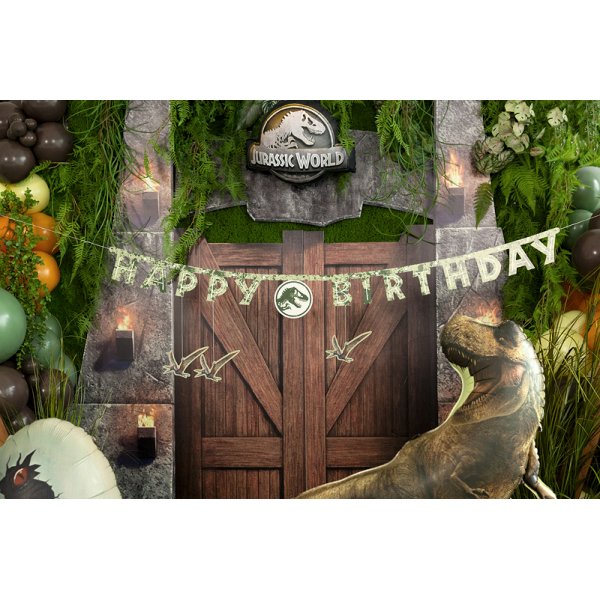 Happy Birthday Banner Jurassic World - Mix Happy Birthday Banner Jurassic World - Mix