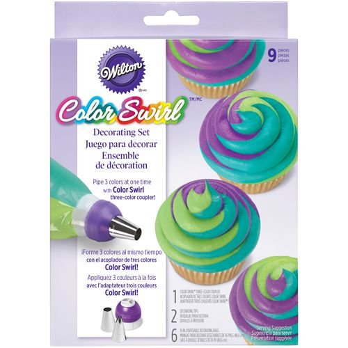 Wilton Colorswirl - Dreifarbiges Spr�hset