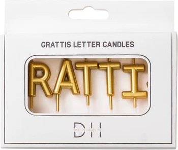 Kuchenkerze - \\\"Herzlichen Glckwunsch\\\" - Gold