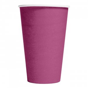 Pappbecher - Lila - 350 ml - 10er-Packung Pappbecher - Lila - 350 ml - 10er-Packung