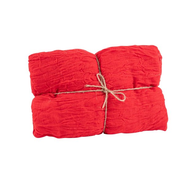 Tischläufer aus Stoff - Rot - 90 cm x 3 m Tischläufer aus Stoff - Rot - 90 cm x 3 m