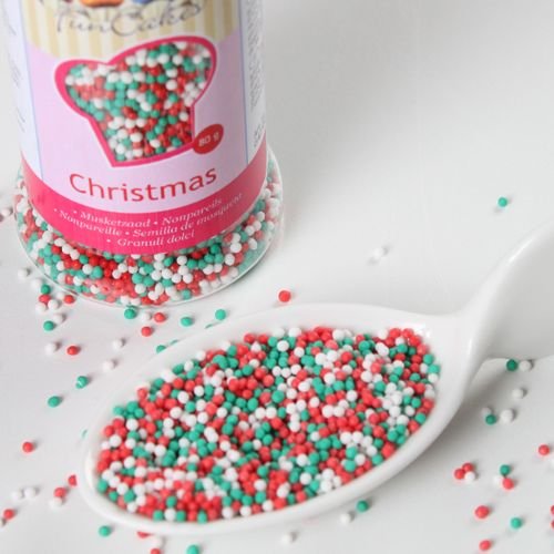 Zuckerperlen - Mini - Weihnachtsmischung