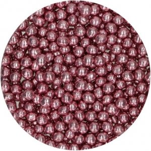 Knusprige Schokoladenperlen - Metallic Pink - Funcakes - 60 g Knusprige Schokoladenperlen - Metallic Pink - Funcakes - 60 g