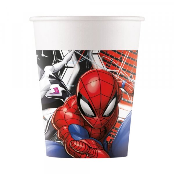 Pappbecher - Spiderman - 8er-Packung Pappbecher - Spiderman - 8er-Packung