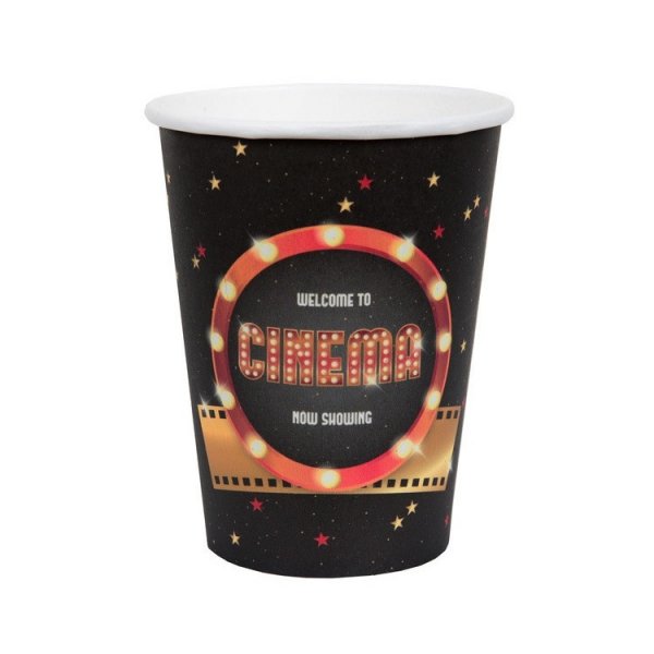 Pappbecher - Hollywood - 10er-Packung Pappbecher - Hollywood - 10er-Packung