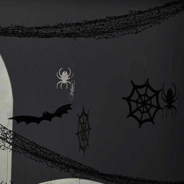 Hintergrund - Spinnweben, Spinnen und Fledermäuse Hintergrund - Spinnweben, Spinnen und Fledermäuse