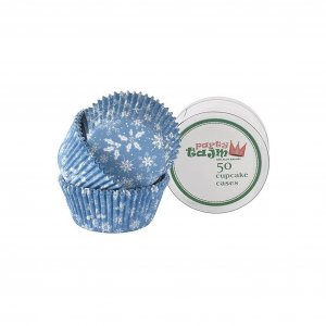Muffinformen - Hellblau - Schneeflocken - 50er-Packung Muffinformen - Hellblau - Schneeflocken - 50er-Packung