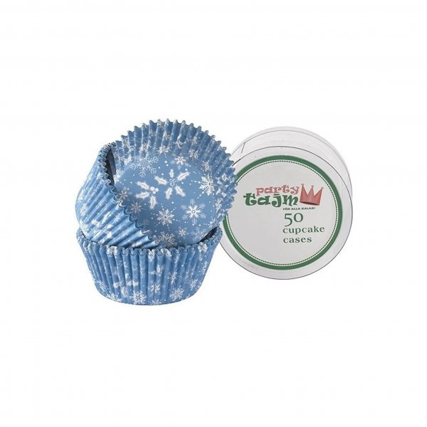 Muffinformen - Hellblau - Schneeflocken - 50er-Packung Muffinformen - Hellblau - Schneeflocken - 50er-Packung