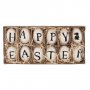 Deko-Eier - Frohe Ostern - Schwarz/Wei� - 12er-Pack