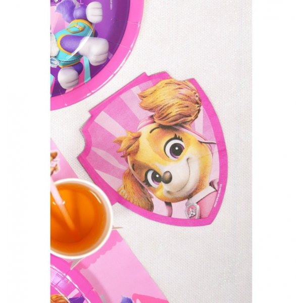 Servietten - Paw Patrol - Rosa - 20er-Packung Servietten - Paw Patrol - Rosa - 20er-Packung