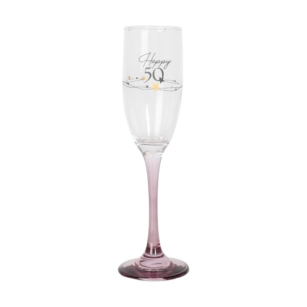 Champagnerglas - Alles Gute zum 50. Champagnerglas - Alles Gute zum 50.