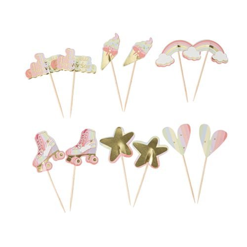 Dekorierstäbchen - Pastell - 12er-Packung Dekorierstäbchen - Pastell - 12er-Packung