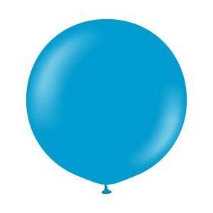 Luftballons, einfarbig - Premium 60 cm - Karibikblau - 2er-Pack Luftballons, einfarbig - Premium 60 cm - Karibikblau - 2er-Pack