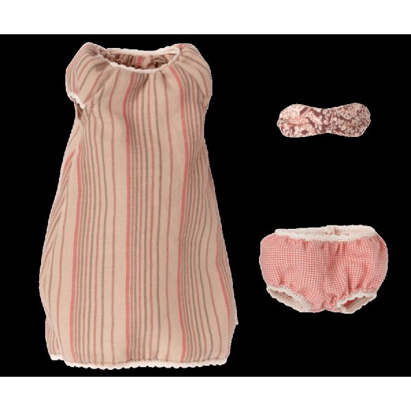 Mittlere Mamma-Maus - Nachthemd und Nachtmaske