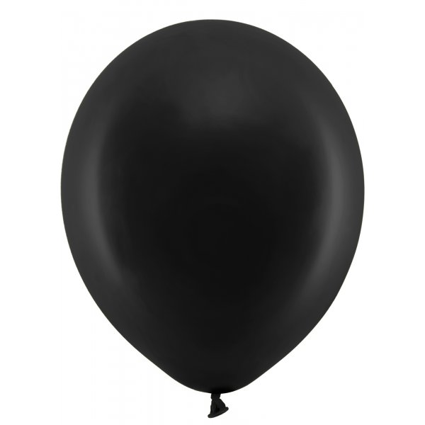 Pastellballons - Standard 30 cm - Schwarz