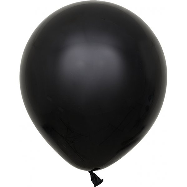 Luftballons einfarbig - Premium 30 cm - Schwarz