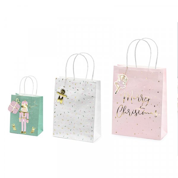 Geschenktten - 3er-Pack - Pink Christmas