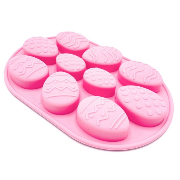 Silikonform - Osterei - Rosa Silikonform - Osterei - Rosa