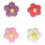 Zuckerdekorationen - Kleine Blumen - Rosa/Wei/Lila/Rot