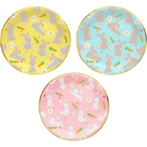 Pappteller - Hasen - 6er-Pack