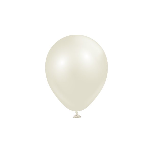 Mini-Ballons, einfarbig - Premium 13 cm - Aura Elfenbeinweiß - 25er-Packung Mini-Ballons, einfarbig - Premium 13 cm - Aura Elfenbeinweiß - 25er-Packung