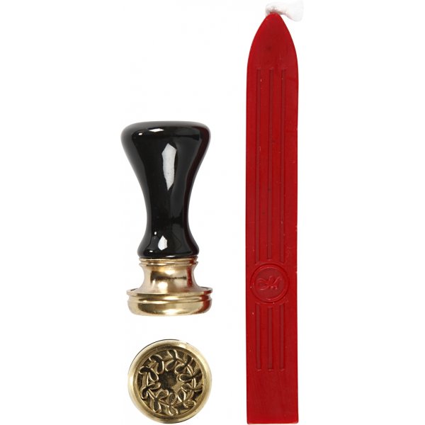 Lack und Versiegelung - rot - Durchm. 17 mm