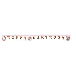 Girlande - Hello Kitty & Kuromi - Alles Gute zum Geburtstag Girlande - Hello Kitty & Kuromi - Alles Gute zum Geburtstag
