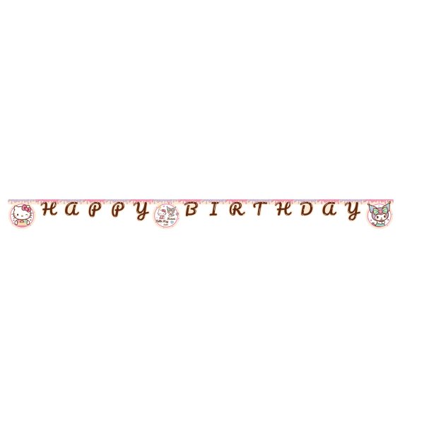 Girlande - Hello Kitty & Kuromi - Alles Gute zum Geburtstag Girlande - Hello Kitty & Kuromi - Alles Gute zum Geburtstag