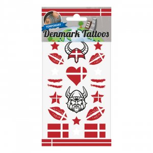 Tattoos Dänemark 15x10 cm Tattoos Dänemark 15x10 cm