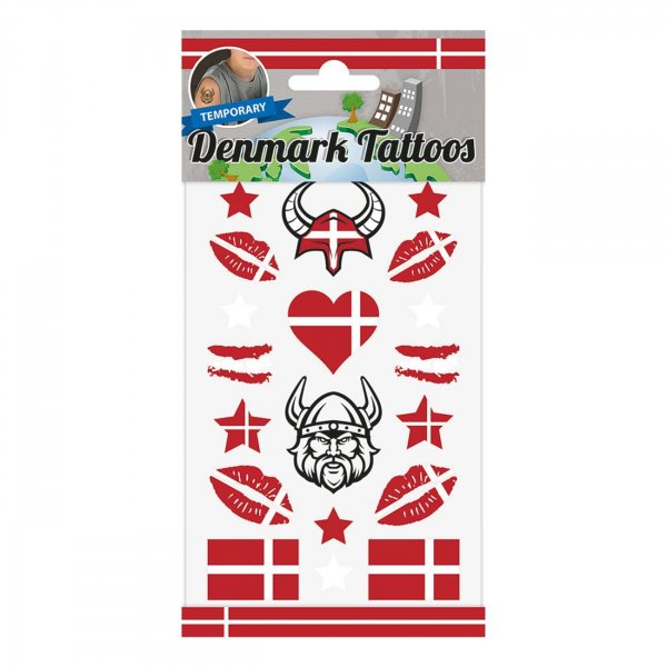 Tattoos Dänemark 15x10 cm Tattoos Dänemark 15x10 cm