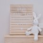 Briefbrett - Holz - Hello Baby
