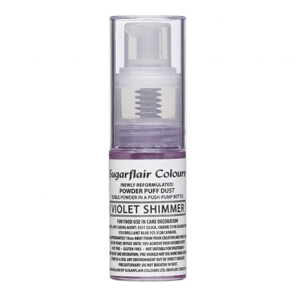 Essbares Glitzerspray - Sugarflair - Violet Shimmer - 10 g